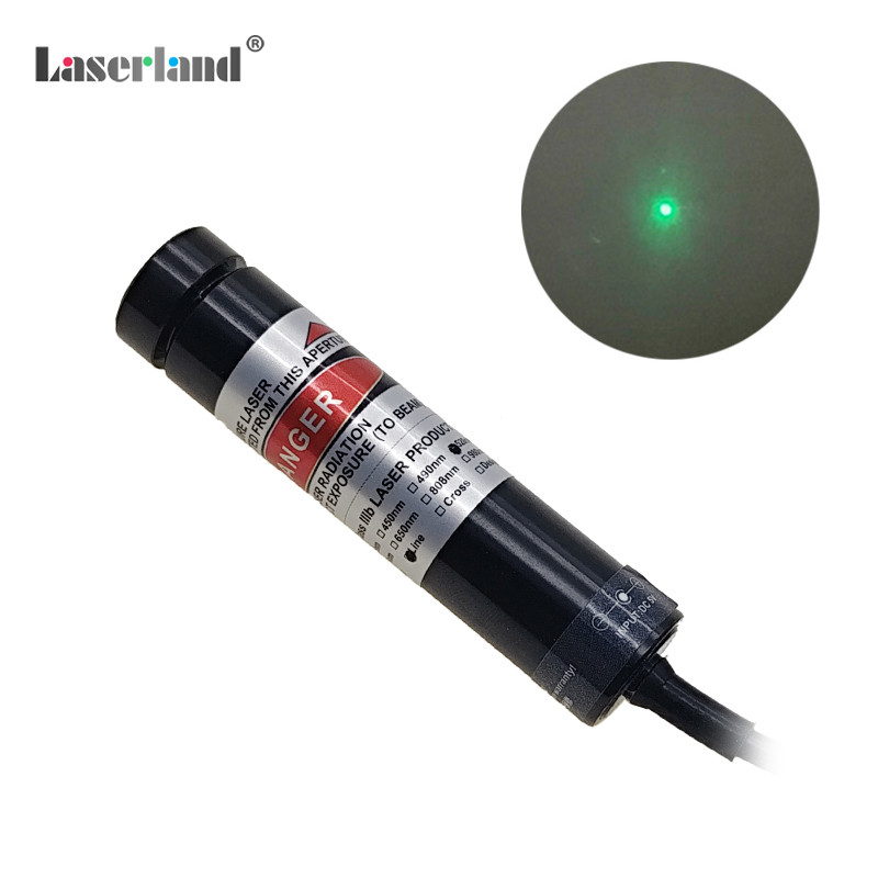 16mm 510nm 515nm 520nm 30mW Dot Green Laser Diode Module 