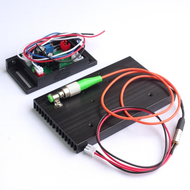 658nm 5mW-30mW 62.5/125um FC/APC Red Fiber Pigtail Laser Diode Module