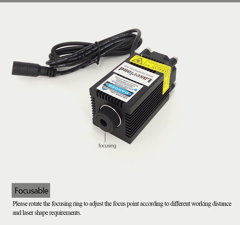 3350 520nm 1w Green Diode Laser for Laser Stage Lighting Marking Engraving w/ PWM/TTL