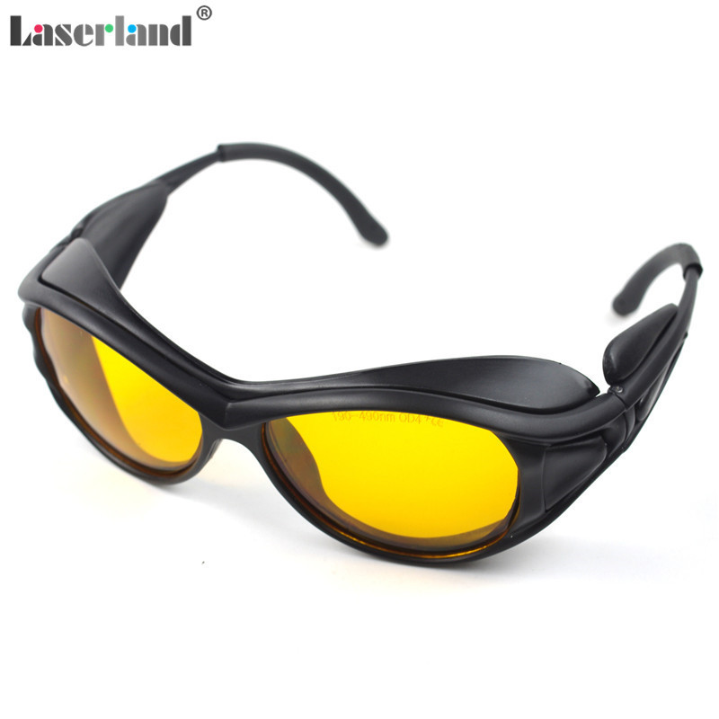 T-UB 190nm-490nm OD4 UV Blue Laser Protective Goggles Safety Glasses CE