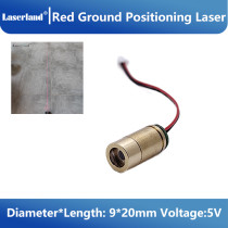 Red Laser Positioning Light Line Scribing Meter 650nm Red Ground Laser Module 5V