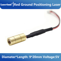 Red Laser Positioning Light Line Scribing Meter 650nm Red Ground Laser Module 5V