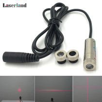 12*35mm 30mW 3in1 650nm Red DOT/LINE/CROSS Focusable Laser Module w/ Adapter