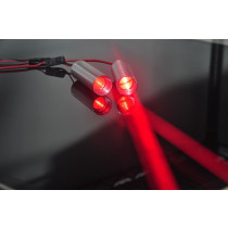 22*70 Fat Beam 660nm 130mW Red Dot Laser Module f KTV Bar DJ Stage Lighting