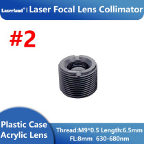 Coated Collimating Lens with M9/P0.5 Frame for 600nm-1100nm Red IR Laser Diode #2
