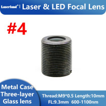 Coated Glass Focal Collimator Collimating Lens 635nm 650nm 658nm 660nm 808nm Red IR Laser Diode M9/P0.5 Frame #4