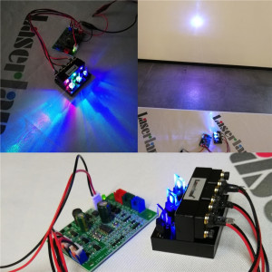 300mW RGB Red Green Blue Combined Mixed White Laser Module Mini Stage Lighting