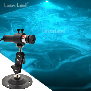 Focusable 488nm SKY Blue Laser Line Projector Module Generator for Halloween Swamp Pond