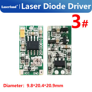 635nm 660nm 808nm 980nm 3-5V Red IR Infrared N/H Pin Laser Diode Driver/ Circuit Board Power Supply with TTL