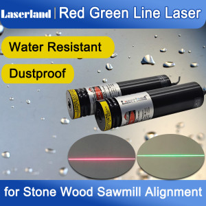 Water Resistant Red Green Line Generator Laser Module for Wood Metal Stone Cutting Locator