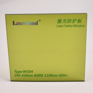Industrial Grade Laser Window Clear View 1064nm Protection Safety Sample